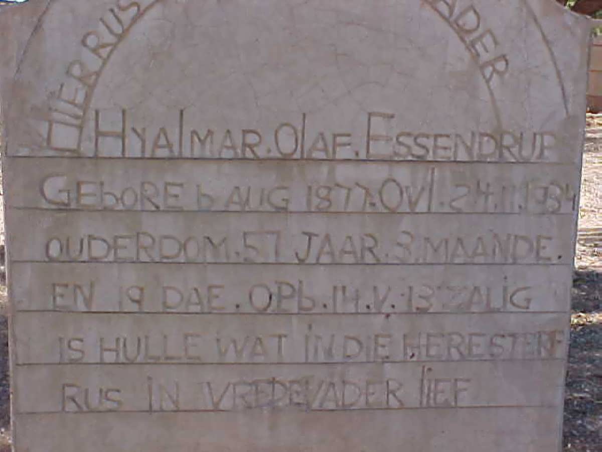 ESSENDRUP Hyalmur Olaf 1877-1934