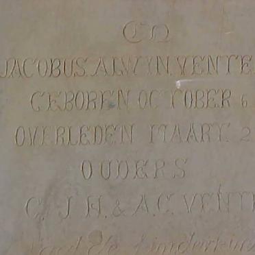 VENTER Jan Kruger 1900-1903  :: VENTER Jacobus Alwyn 1897-1903