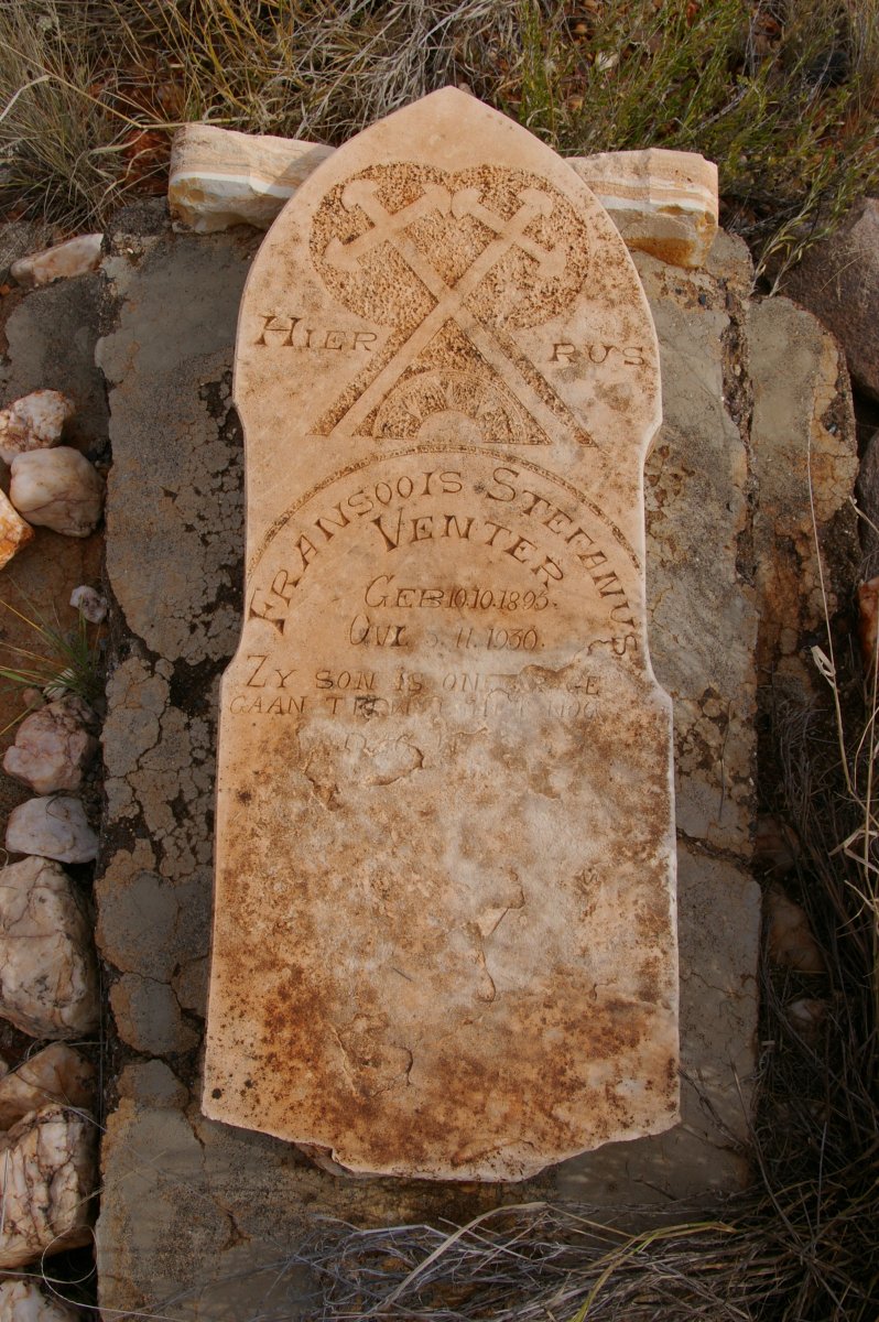 VENTER Fransoois Stefanus 1895-1930