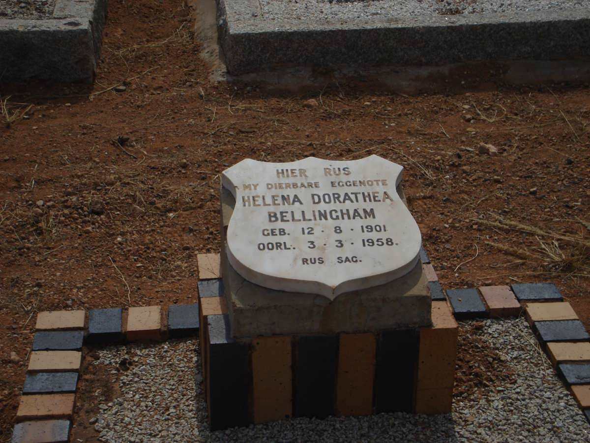 BELLINGHAM Helena Dorathea 1901-1958