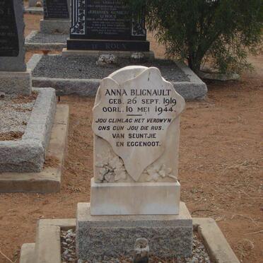 BLIGNAULT Anna 1919-1944