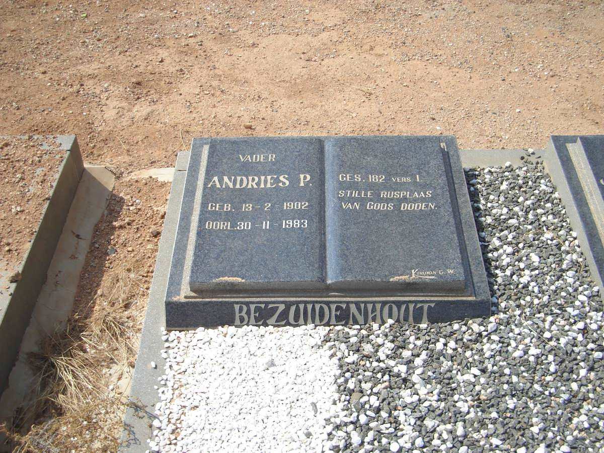 BEZUIDENHOUT Andries P. 1902-1983