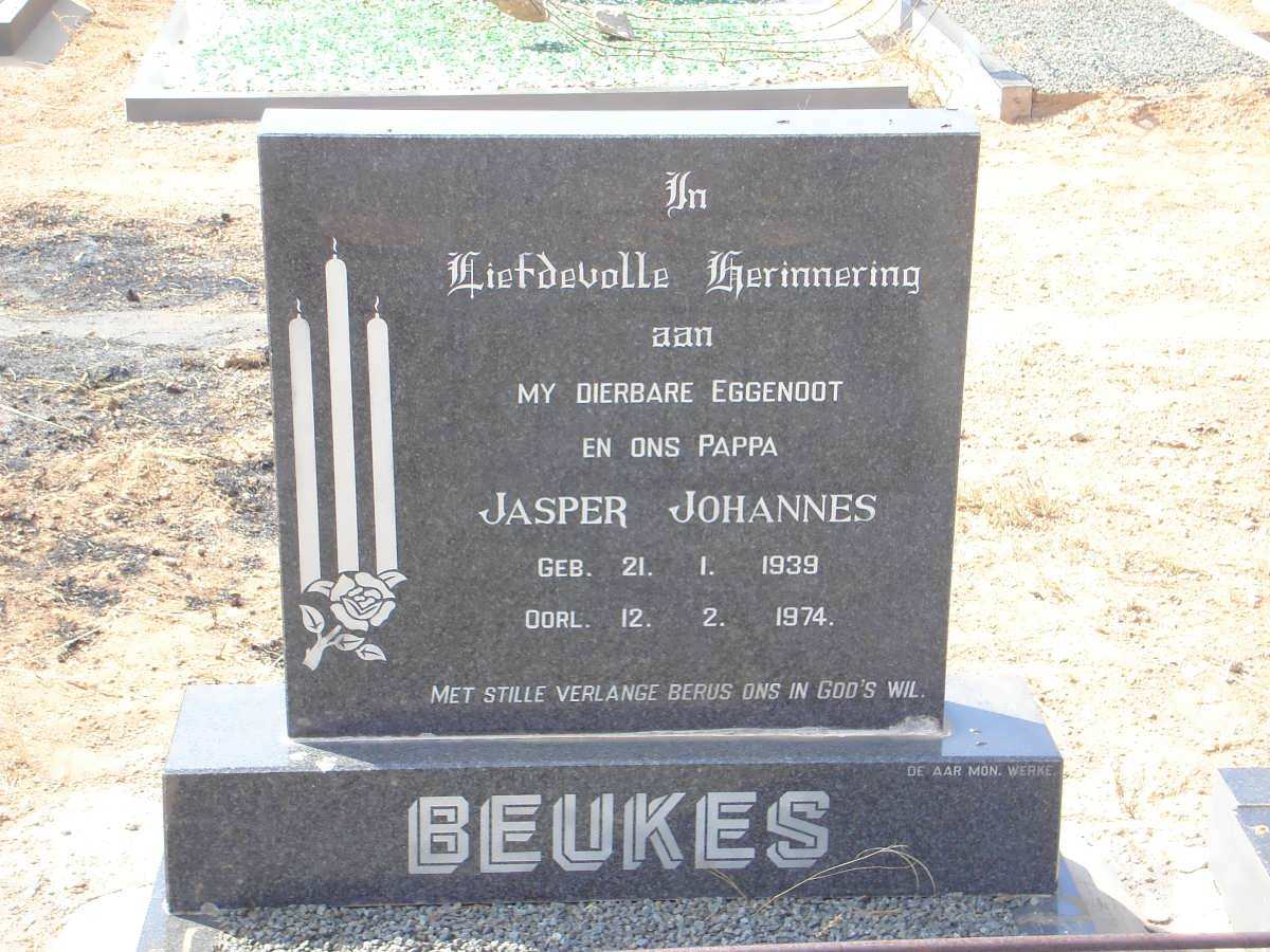 BEUKES Jasper Johannes 1939-1974