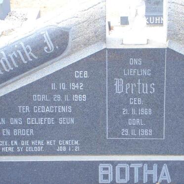 BOTHA Bertus 1968-1969