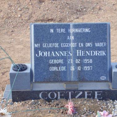 COETZEE Johannes Hendrik 1958-1997