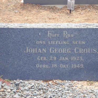 CROUS Johan Georg 1923-1949