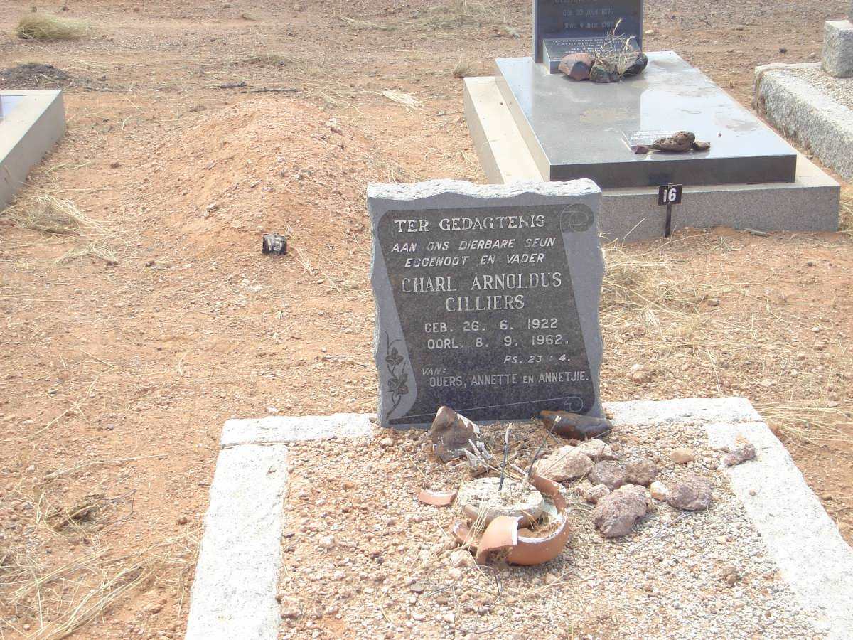 CILLIERS Charl Arnoldus 1922-1962