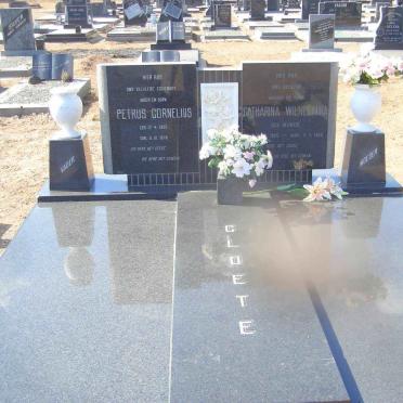 CLOETE Petrus Cornelius 1922-1976 &amp; Catharina Wilhelmina BEUKES 1925-1995