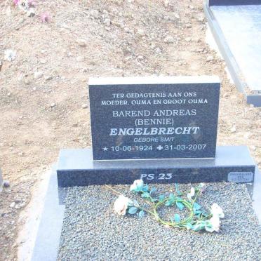 ENGELBRECHT Barend Andreas nee SMIT 1924-2007