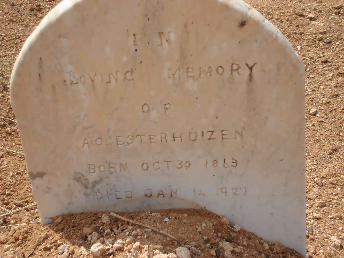 ESTERHUIZEN A.C. 1863-1927