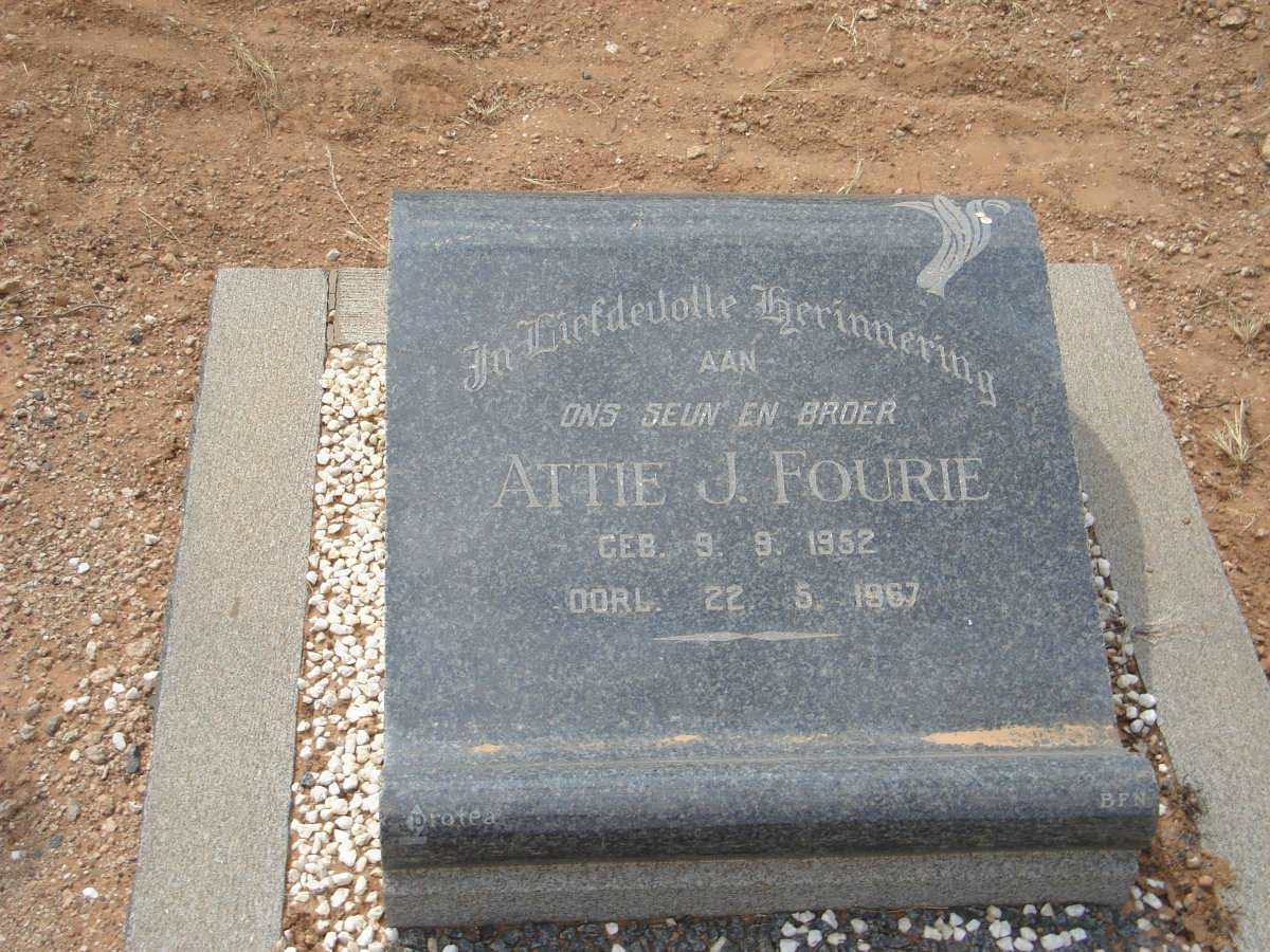 FOURIE Attie J. 1952-1967