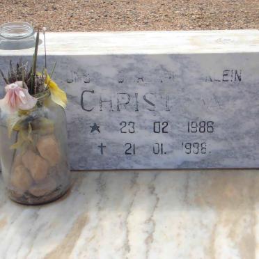 FAUL Christina 1986-1986