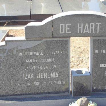HART Izak Jeremia, de 1889-1976 &amp; Elizabeth VLOK 1895-1988