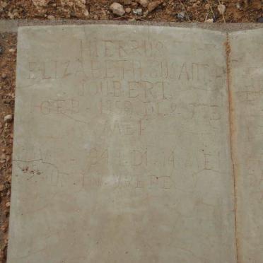 JOUBERT Elizabeth Susannah 1859-1944