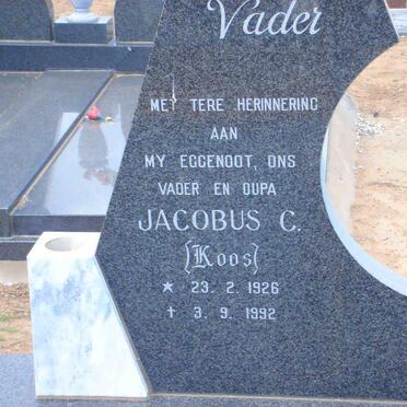 JOSLING Jacobus C. 1926-1992