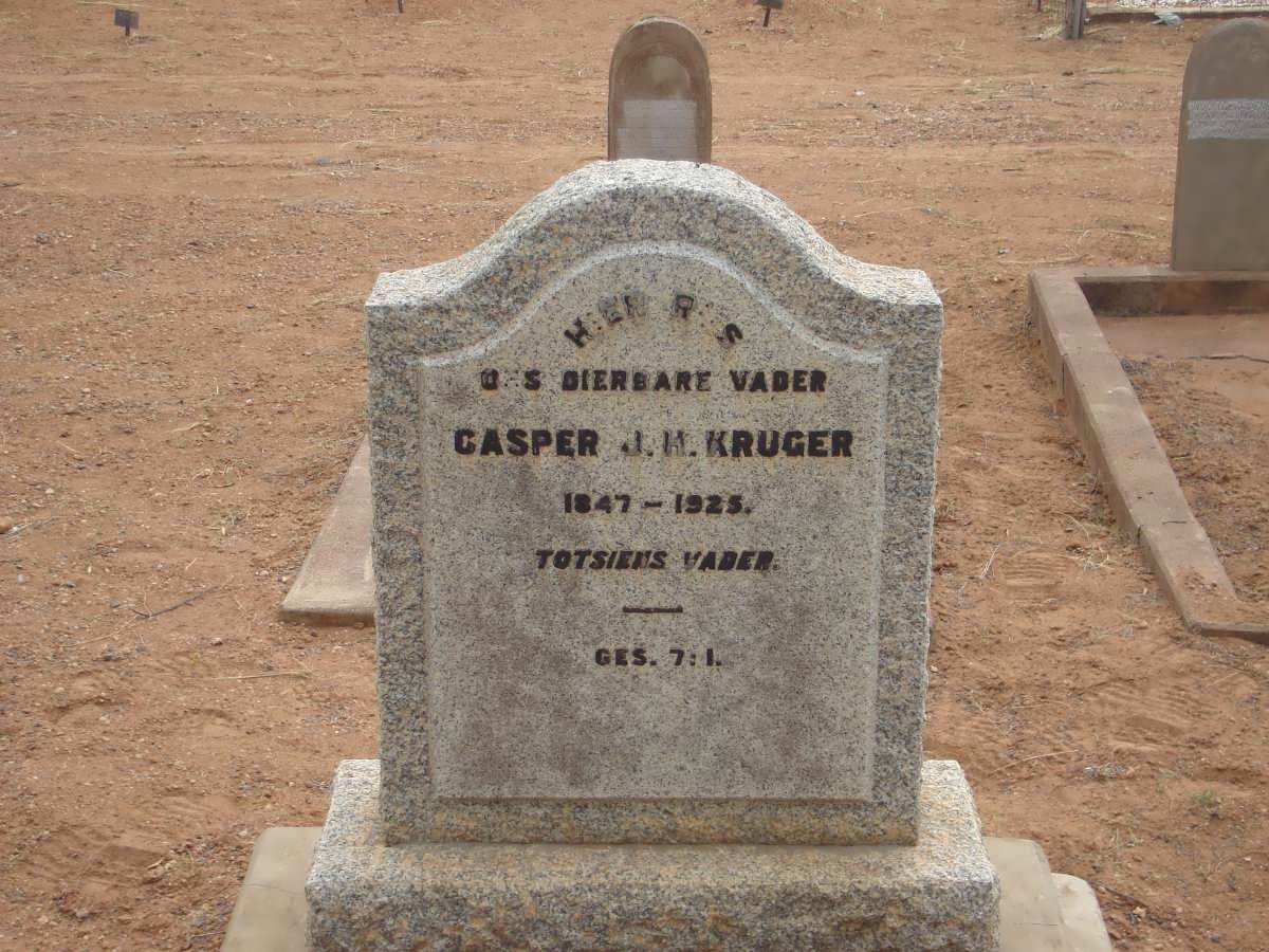 KRUGER Casper J. H. 1847-1925