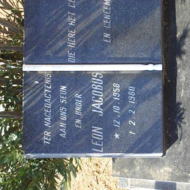 KOTZE Leon Jacobus 1958-1980