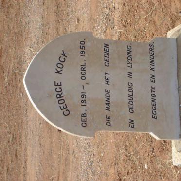 KOCK George 1891-1950