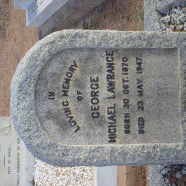 LAWRANCE George Michael 1870-1947