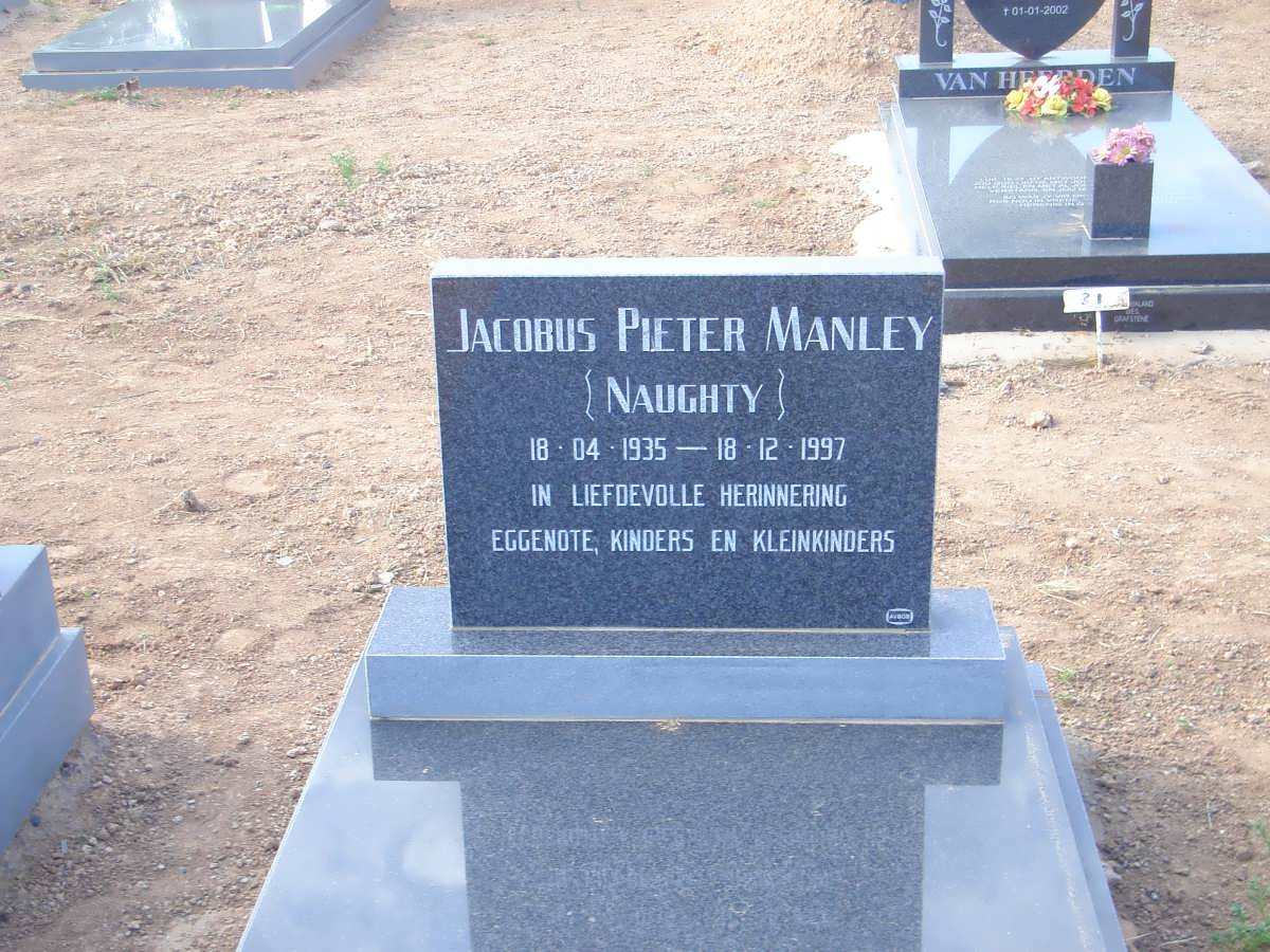 MANLEY Jacobus Pieter 1935-1997