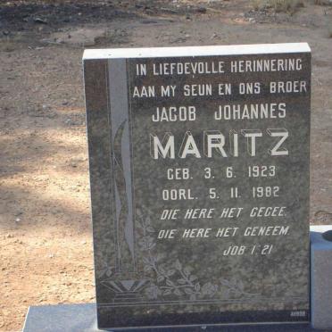 MARITZ Jacob Johannes 1923-1982