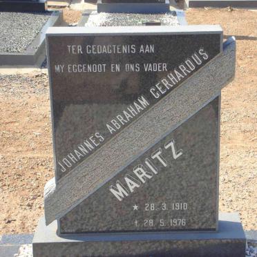 MARITZ Johannes Abraham Gerhardus 1910-1976