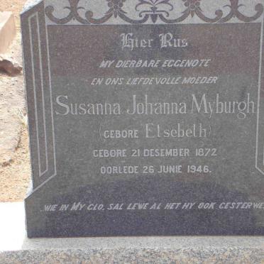 MYBURGH Susannah Johanna nee ELSEBETH 1872-1946