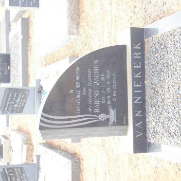 NIEKERK Barend Jacobus, van 1915-1967