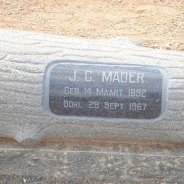 NIEKERK J.G. Mader, van 1892-1967