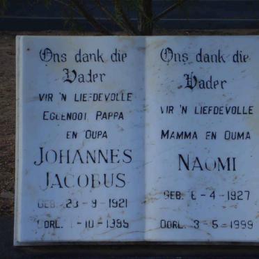 NEL Johannes Jacobus 1921-1995 &amp; Naomi 1927-1999