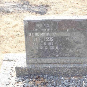 PLESSIS Helena Antoinetta, du 1862-1958