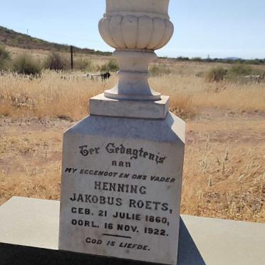 ROETS Henning Jakobus 1860-1922