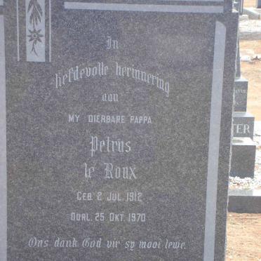 ROUX Petrus, le 1912-1970