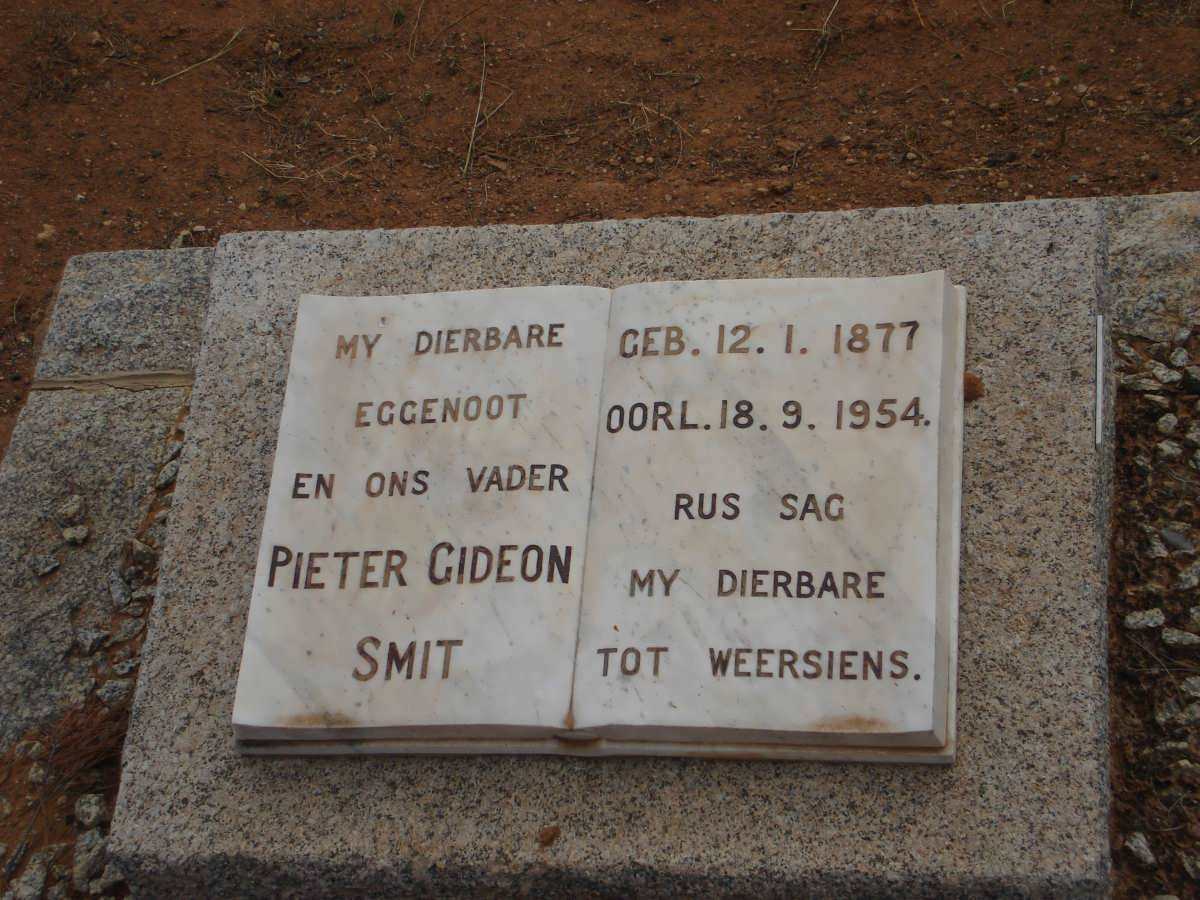 SMIT Pieter Gideon 1877-1954