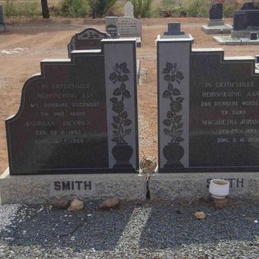 SMITH Andreas Jacobus 1892-1956 &amp; Magaretha Johanna 1889-1973