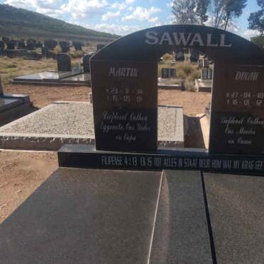 SAWALL Martin 1934-2001 &amp; Dinah