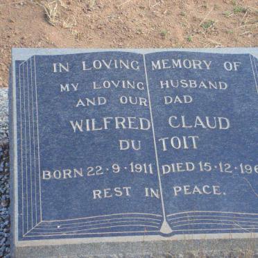 TOIT Wilfred Claud, du 1911-1965