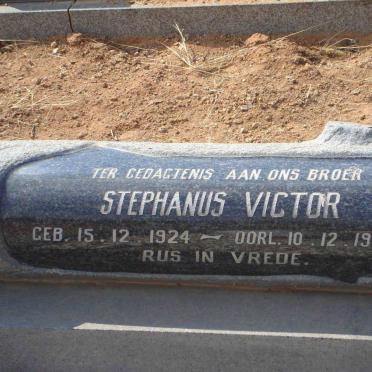 VICTOR Stephanus 1924-1974