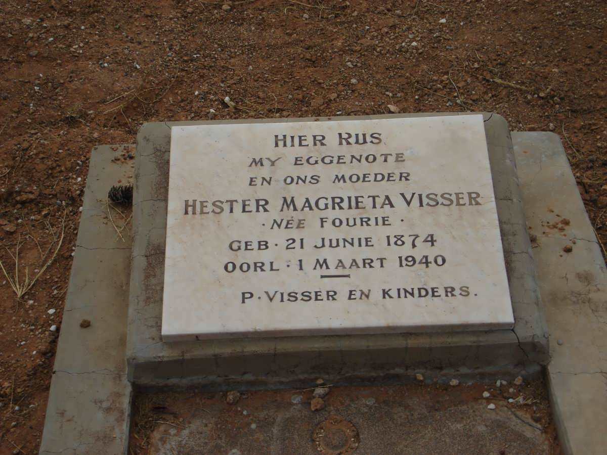 VISSER Hester Magrieta nee FOURIE 1874-1940