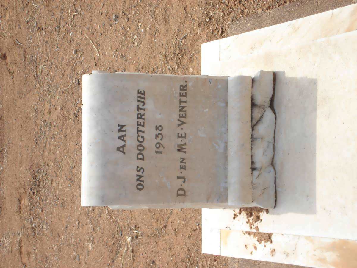 VENTER Baby girl 1938-1938