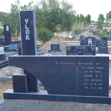 VLOK A.C. nee KRUGER 1944-1985