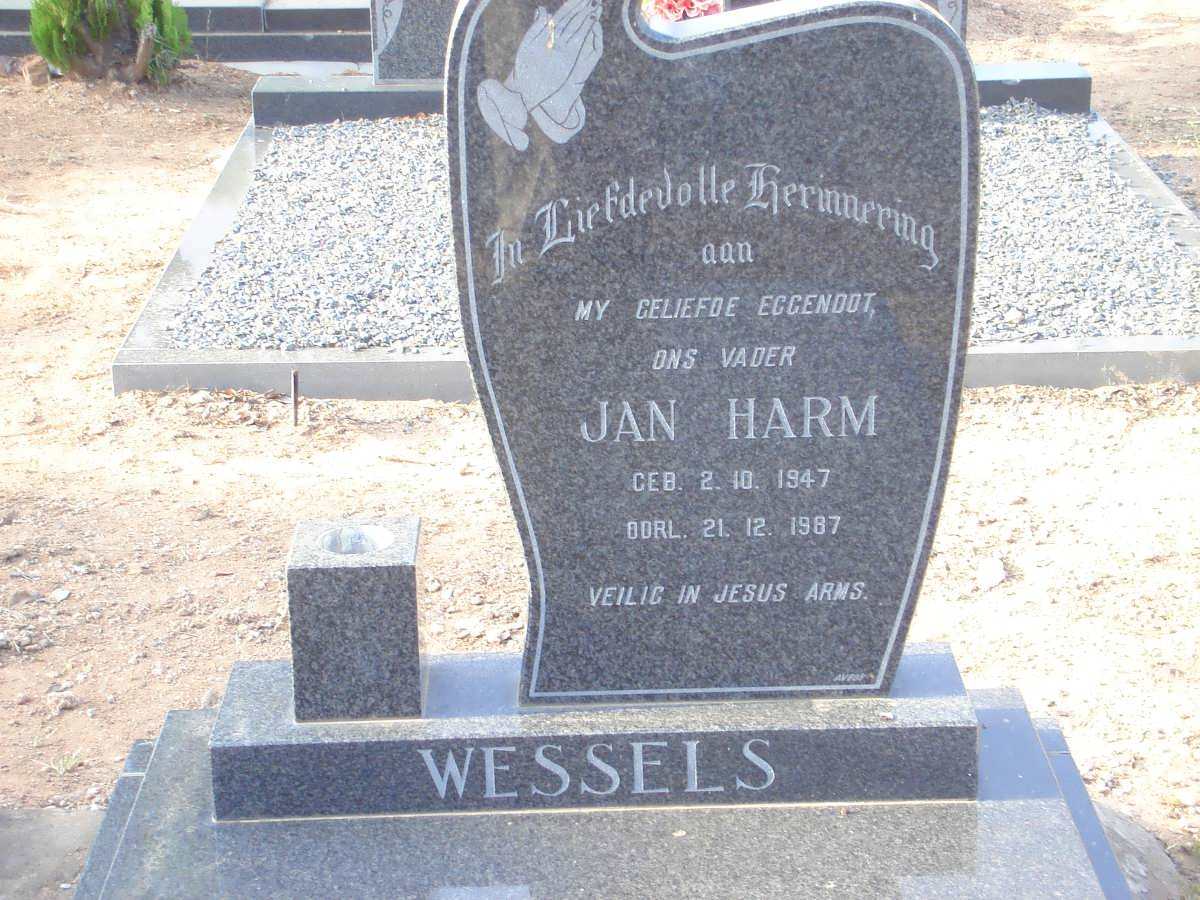 WESSELS Jan Harm 1947-1987