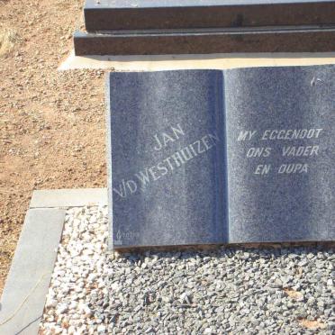 WESTHUIZEN Jan, van der