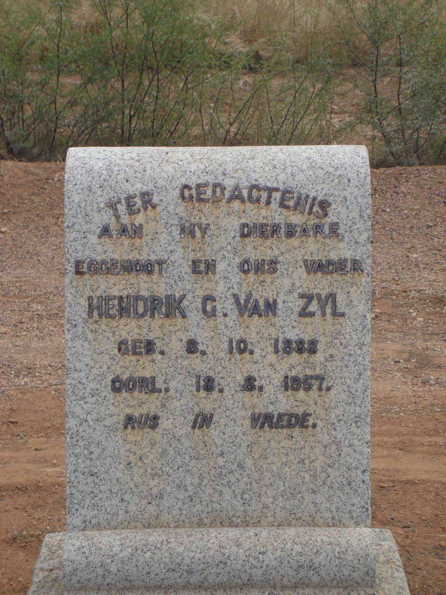 ZYL Hendrik G., van 1888-1957