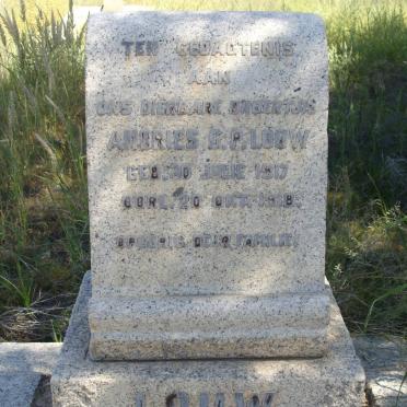 LOUW Andries G.P.  1917-1918