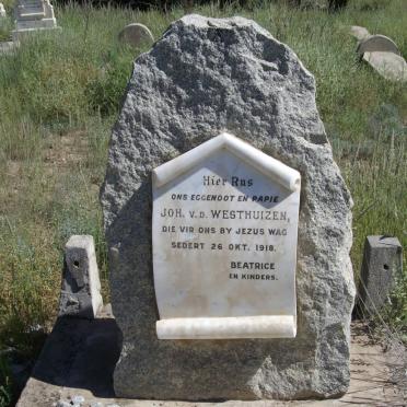 WESTHUIZEN Joh. v.d.  -1918