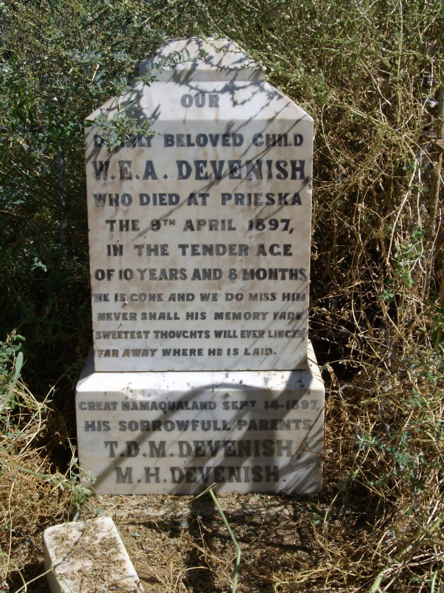 DEVENISH W.E.A. -1897