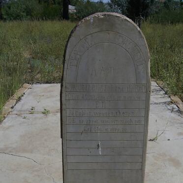 THERON Jacobus Wouter 1895-1918 :: THERON Magdalena Johanna 1898-1898