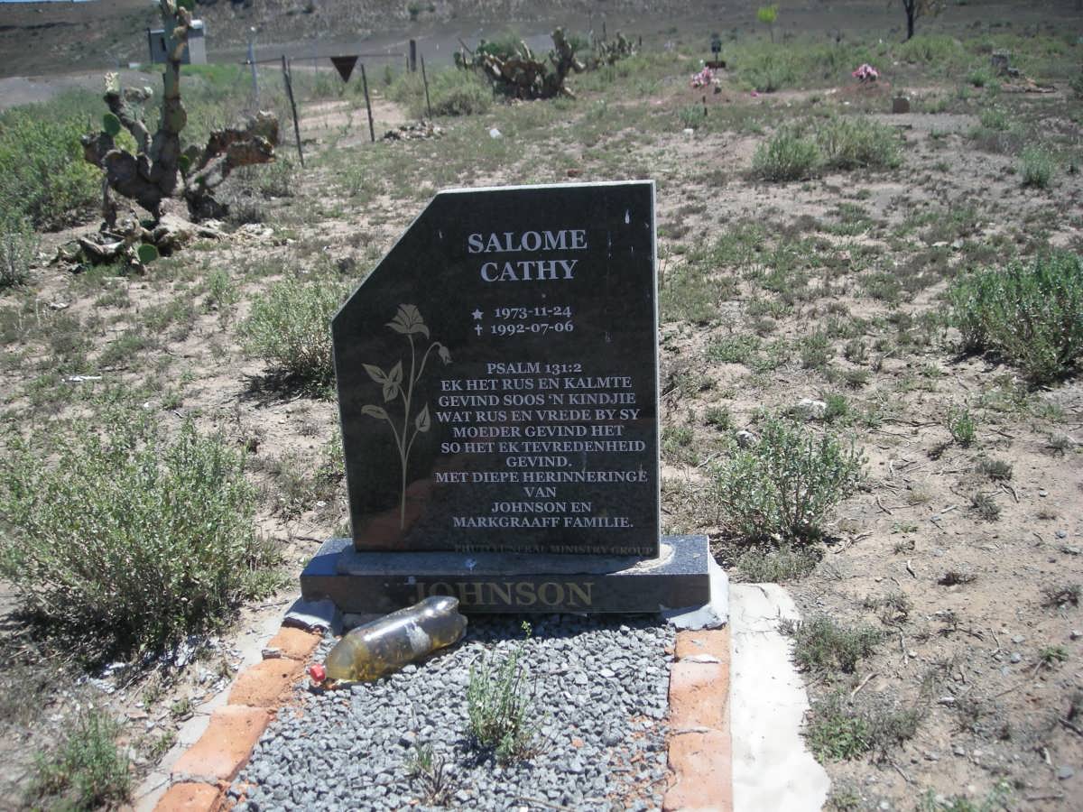 JOHNSON Salome Cathy 1973-1992