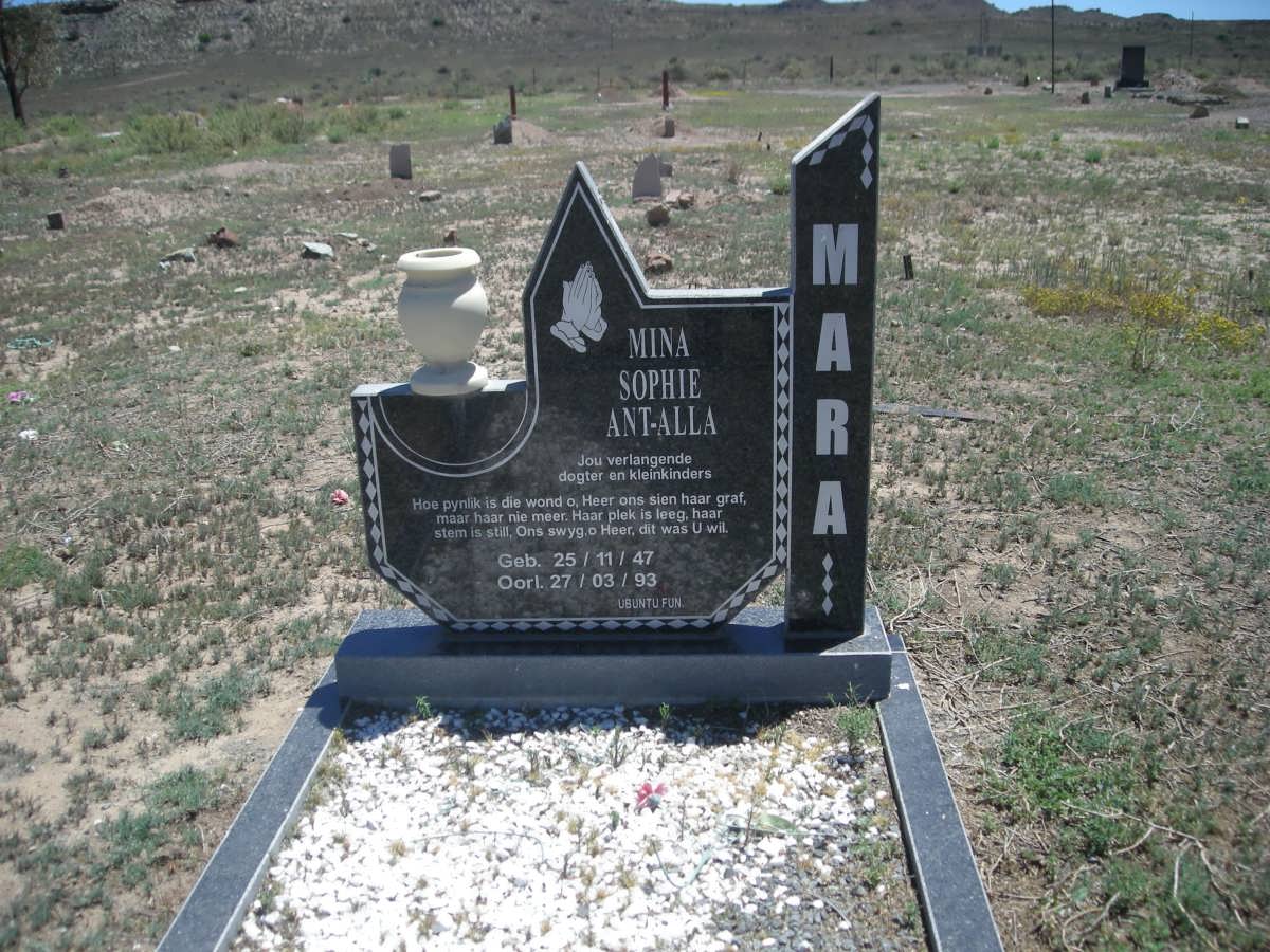 MARA Mina Sophie 1947-1993